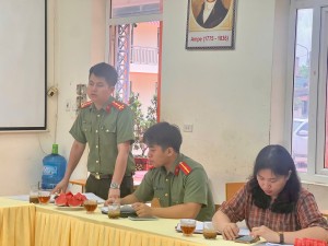 TRƯỜNG THCS THANH BÌNH ĐÓN ĐOÀN KIỂM TRA CÔNG TÁC BẢO VỆ BÍ MẬT NHÀ NƯỚC PHƯỜNG ĐIỆN BIÊN PHỦ